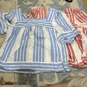 Stripe Summer Tops